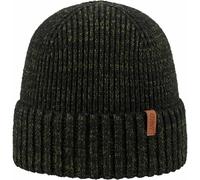 ARECO Beanie / Strickmütze mit Umschlag moos-grün