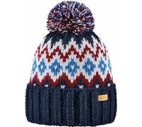 ARECO Herren Mütze Pudelmütze (7829) ONE SIZE Blau
