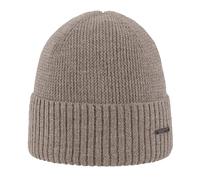 Areco Damen Mütze Beanie (7347) Merino Beige One Size