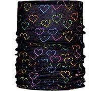 ARECO Multifunktionstuch schwarz herz, -