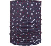 ARECO Multifunktionstuch Verlauf (7010) ONE SIZE marine gemustert 571