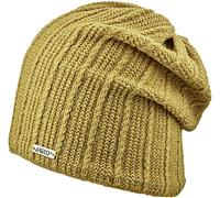 Areco Sports Strickmütze Uni mit Seide gold - Größe One size