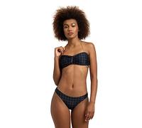 ARENA 50th Anniversary Bandeau-Bikini für Damen, zweiteilig, Schwarz, Gold, (Black/Multi Gold), S für Damen, Schwarz, Gold (Black/Multi Gold), S