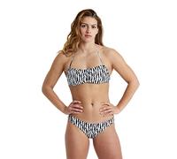 arena Allover Bandeau Damen Bikini, Badeanzug aus schnelltrocknenden Stretch-Stoff, Damen Badeanzug mit herausnehmbaren Cups und Top zum Binden