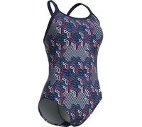 Arena - Women's Kikko Pro Swimsuit Lightdrop Back - Badeanzug, Gr. M 42, bunt (Navy/TeamRedwhiteblue)