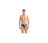 Badehose ARENA "M ARENA LIGHT SWIM BRIEFS", Herren, Gr. 5M, N-Gr, navy, multi, Obermaterial: 80% Polyamid, 20% Elasthan, Badehosen Badehose (18321803-5) navy, multi