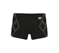Arena Men's Graphic Short Swim Trunks, Black-White, 54