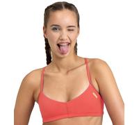 ARENA Bandeau Live Bikini-Set Fluo Red-Yellow Star XS