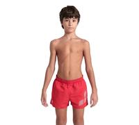 Arena Jungen Boys' Beach Short Logo Swim Trunks, Red-White, 140 EU