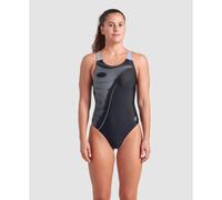 Arena Bright Glare V Back Damen Schwimmanzug, schwarz 40
