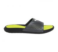 Arena Swimwear Badesandalen Bruno – Schwarz/Limettengrün, mit Ablauflöchern – Gr. 40