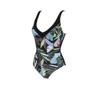 Arena Damen Badeanzug Cecilia Wing Back One Piece C-Cup 004134-550 38 Black Multi-Black