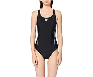 ARENA Damen Badeanzug Damen Sport Badeanzug Wayline, Blackwhite, 38, 002567