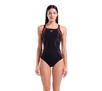 Arena Damen Badeanzug GRAPHIC SWIMSUIT SWIM PRO BACK 011182-554 40 Black-Asphalt