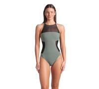 Arena Damen Badeanzug MESH PANELS SWIMSUIT 006659-600 42 Sage