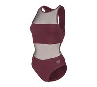 Arena Damen Badeanzug MESH PANELS SWIMSUIT VENT 006658-400 40 Bordeaux