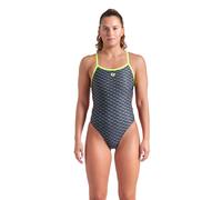 Arena - Women's Monogram Swimsuit Challenge Back - Badeanzug, Gr. S 38, grün (DarkSageMulti/ArticLime)