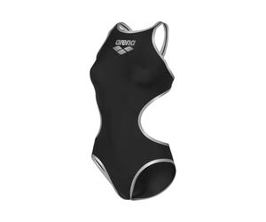 Arena Damen Badeanzug One Biglogo 001198-555 38 Black-Silver-R