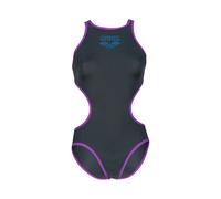Arena Damen Badeanzug One Biglogo 001198-590 36 Asphalt-Purple