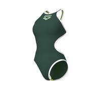 Arena Damen Badeanzug One Biglogo 001198-611 36 Dark Sage-White