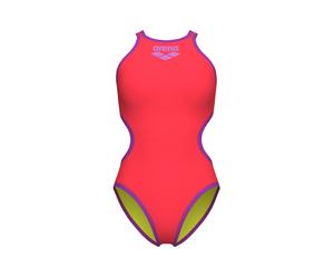 Arena Damen Badeanzug One Biglogo 001198-990 36 BRIGHT CORAL-PURPLE