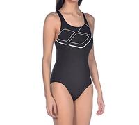Arena Damen Badeanzug Sport Essentials, black/white, 44, 002253