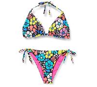 ARENA Damen Badeanzug Triangel Bikini Allover, Black Multi, 36, 003049