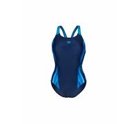 Arena - Women's Two Sides Swimsuit Swim Pro Back - Badeanzug, Gr. S 38, blau (NavyMulti/Navy/Turquoise)