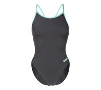 Arena Damen Badeanzug WOMEN S SWIMSUIT LACE BACK SOL 004651-588 38 Asphalt-Water