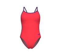 Arena Damen Badeanzug Women s Swimsuit Lace Back Sol 004651-990 40 Bright Coral-Plum 1
