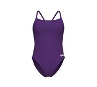 arena Team Badeanzug Damen Challenge Einfarbig 34 PLUM-WHITE