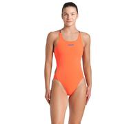 Arena Damen Badeanzug WOMEN S TEAM SWIMSUIT TECH MU SOL 008054-490 42 Bright Coral-Blue Cosmo