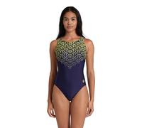 Arena Damen Badeanzug WOMENS KIKKO V SWIMSUIT 006650-760 36 Navy-Soft Green