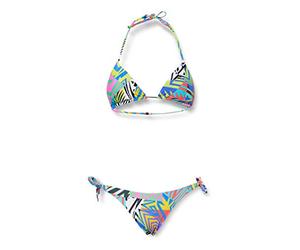 ARENA Damen Bikini Damen Triangel Bikini Allover, Ash Grey Multi, 36, 003049