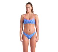 Arena Damen Bikini MONOGRAM BANDEAU 008949-890 36 Blue River Multi-Shocking Pink