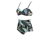 Arena Damen Bikini W CECILIA TWO PIECES C-CUP 004589-550 42 Black Multi-Black
