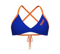 Arena Damen Bikinioberteil TEAM SWIM TOP TIE BACK SOLID 004768-830 38 Neon Blue-Team Orange