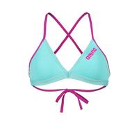 Arena Damen Bikinioberteil TEAM SWIM TOP TIE BACK SOLID 004768-899 40 Water-Very Fuchsia