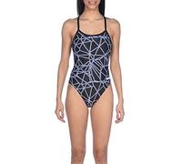 ARENA Damen Challenge Back One Piece Badeanzug, Carbonics Pro Black/Royal, 24