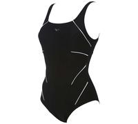 Arena Damen Jewel One Piece Low C Cup Badeanzug schwarz- weiß 48