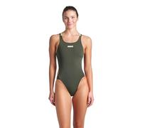 Arena Damen Badeanzug WOMEN S TEAM SWIMSUIT TECH MU SOL 008054-660 42 Dark Sage-Artic Lime