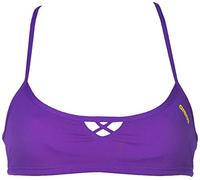 arena Damen Profi Trainings Bikinioberteil Bandeau Be (Schnelltrocknend, UV-Schutz UPF 50+, Chlorresistent), Mirtilla (983), L