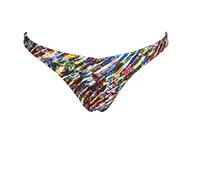 Arena Damen Rulebreaker Free Brief Bikinihose Athletic Sport Badeanzug, Bemalte Streifen, S