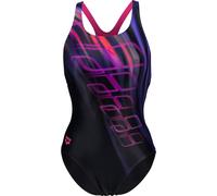 ARENA Damen Schwimmanzug WOMEN'S SHADING SWIMSUIT BLACK/FREAK ROSE 40