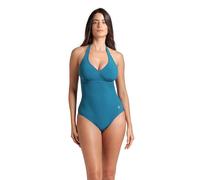 Arena Damen Shapewear Women's Alessia C-Cup Swimsuit Ladies Shaping Suit Pool and Beach Badeanzug, Grün-blau, 38