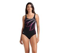 ARENA Damen Shapewear Women's Giorgia C-Cup Swimsuit Ladies Shaping Tummy Control Swimwear Badeanzug, Schwarz, 44