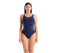 Arena Damen Shapewear Women's Isa C-Cup Ladies Tummy Control Shaping Bathing Swimsuit Badeanzug, Marineblau/EIS, 44