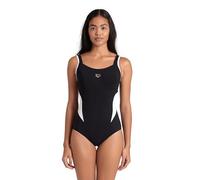 Arena Damen Shapewear Women's Makimurax R C-Cup Ladies Tummy Control Shaping Swimsuit Badeanzug, Schwarz/Weiß, 40