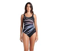 ARENA Damen Shapewear Women's Susanna C-Cup Swimsuit Ladies Shaping Suit Pool and Beach Badeanzug, Schwarz, Mehrfarbig/schwarz, 68