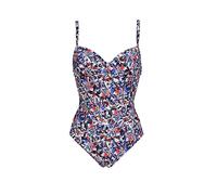 ARENA Damen Sibilla Badeanzug, Navy Multi, 48 EU